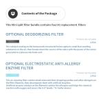 Mavnai Mini Split Filter Bundle for Mitsubishi