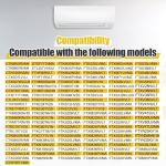 4-Pack Replacement Filters for Daikin Mini Splits