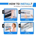 HOMNATURE 16 Mini Split Air Filters for Mitsubishi