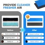 HOMNATURE 16 Mini Split Air Filters for Mitsubishi