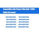 2-Pack Filters for Pioneer Mini Split AC 12000 BTU