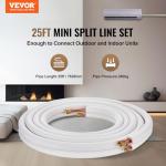 VEVOR 25FT Mini Split Copper Line Set