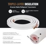 VEVOR 25FT Mini Split Line Set with Insulation