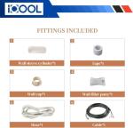 ICOOL 16 Ft Mini Split Copper Line Set, Insulated