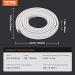 VEVOR 25FT Mini Split Line Set with Insulation