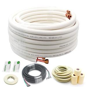 50ft Mini Split Line Set with Insulation and Nuts