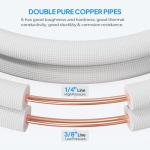 ROVSUN 25 Ft Mini Split Line Set with Insulation