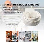 50Ft Mini Split Line Set with Copper Pipes