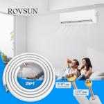 ROVSUN 25 Ft Mini Split Line Set with Insulation
