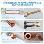 ROVSUN 25 Ft Mini Split Line Set with Insulation