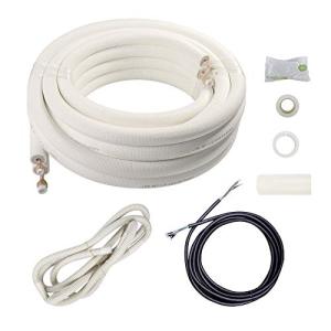 Wostore 25 Ft Mini Split Line Set with Fittings