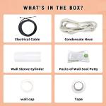 Wostore 25 Ft Mini Split Line Set with Fittings