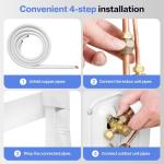 DELLA 25 Ft Mini Split Line Set with Copper Pipes