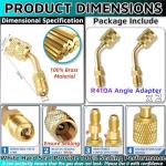 R410A Mini Split Adapter 5/16 To 1/4