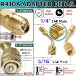 R410A Mini Split Adapter 5/16 To 1/4