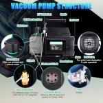 Saysurey 3.5CFM AC Vacuum Pump & Gauge Kit