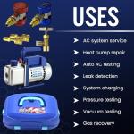 Hiatsu 4.5CFM Vacuum Pump Tool Kit for Mini Splits