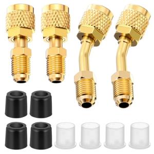 4-Pack R410A Mini Split Gauge Adapters