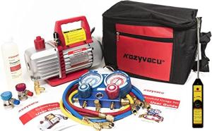 Kozyvacu AC Repair Tool Kit with Vacuum Pump