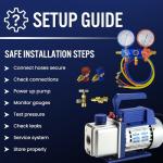 Hiatsu 4.5CFM Vacuum Pump Tool Kit for Mini Splits