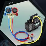 Saysurey 3.5CFM AC Vacuum Pump & Gauge Kit