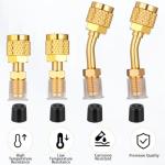4-Pack R410A Mini Split Gauge Adapters