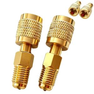 Brass Adapter for R32 R454B Refrigerant Tanks