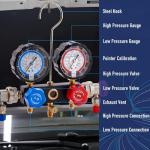 BACOENG R32 Vacuum Pump and Gauge Set 4 CFM