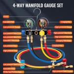 VOGTEN 4.5 CFM AC Vacuum Pump with Gauge Set