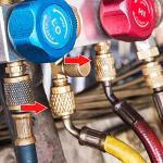 Chinco R410a Mini Split Charging Adapter 5/16" to 1/4