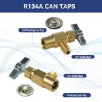 BACOENG 4.5CFM Vacuum Pump and Gauge Set