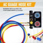 Innconee 10 Pack AC Gauge Hose Set with Adapters