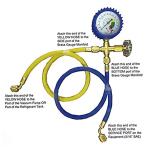 Mini Split R410A Charging Hose Set with Gauge