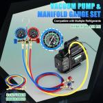 Vacuum Pump and Gauge Set for Mini Splits