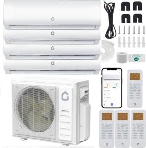 GarveeHome 35000 BTU 4 Zone Mini Split System