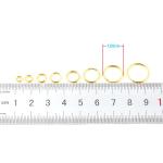 200pcs 12mm Golden Mini Split Jump Ring Connectors