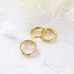 200pcs 12mm Golden Mini Split Jump Ring Connectors