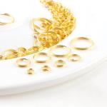 200pcs 12mm Golden Mini Split Jump Ring Connectors