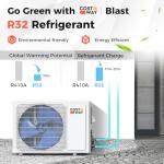 COSTWAY 12000 BTU Ductless Mini Split AC/Heat Pump