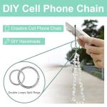 300 PCS Silver Split Rings for Jewelry Making