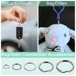 300 PCS Silver Split Rings for Jewelry Making