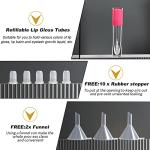 Thick Empty Lip Gloss Tubes with Wand - 10 Pack