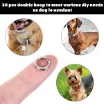 50 Pcs Stainless Steel Mini Split Key Rings