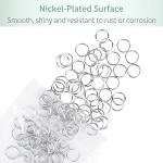 Pawfly 100 Pack Mini Split Key Rings