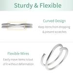 Pawfly 100 Pack Mini Split Key Rings