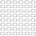 Pawfly 100 Pack Mini Split Key Rings