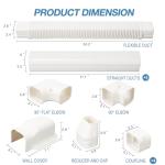 HOXHA 10Ft Mini Split Line Set Cover Kit