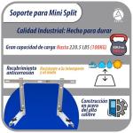 Outdoor Mini Split Wall Mounting Bracket for Heat Pumps