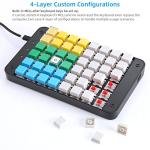 Koolertron 48-Key Programmable Macro Gaming Keyboard
