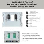 Programmable Heat Pump Thermostat with Large Display